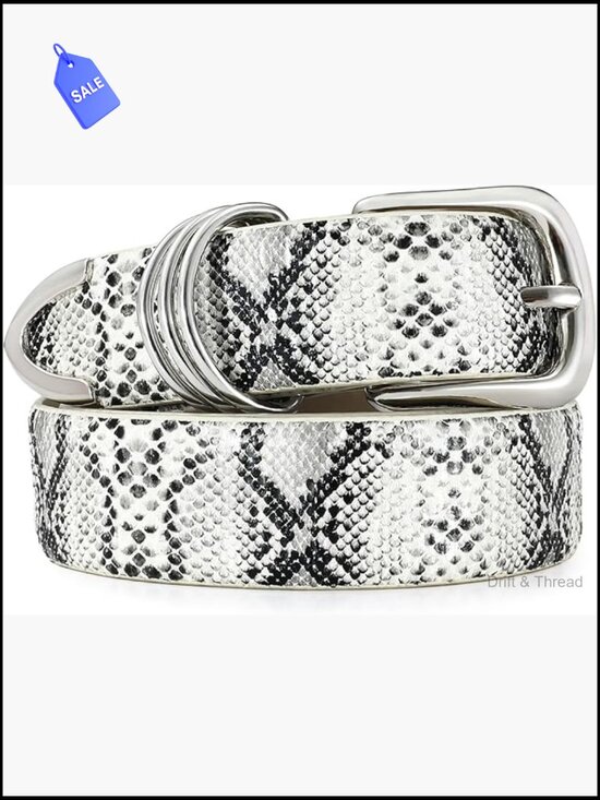 Elegant Faux Leather Waist Belt with Gold Buckle - 1.2\